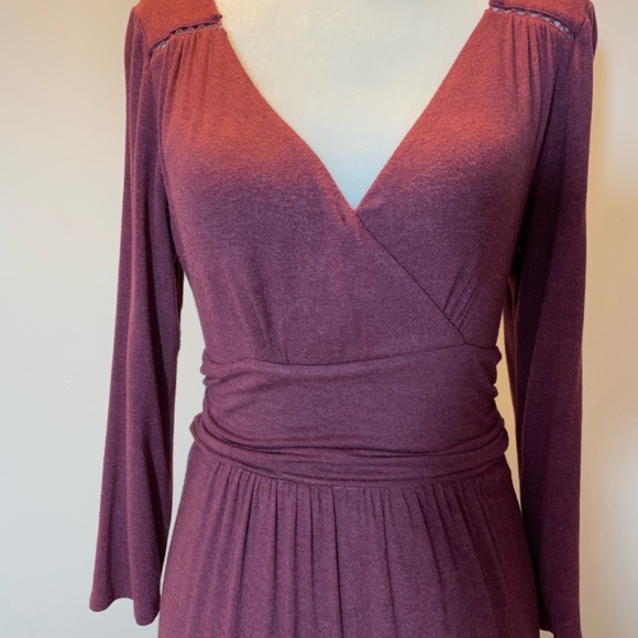 Burgundy dress by Maeve - Picture 2 of 4